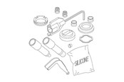 Reservedeler og tilbehør - Damixa kit wear parts for basin and bidet mixer - 4801300