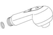 Reservedeler og tilbehør - Damixa shower head for taps - 6948000