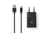 Mobil - Adaptere og ladere - Nedis USB-C 2.4A cable - WCHAC242ABK