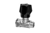 Beslag - Frese stop valve dn15 med f raw brass with handle - 25-1132