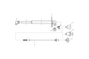 Beslag - FM Mattsson garden ii spindle complete 23 cm - 409267.AE