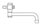 Reservedeler og tilbehør - Børma Borma spout with diverter - F960724AA