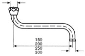 Reservedeler og tilbehør - Neoperl spout universal s 250mm - 16725100005