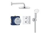 Blandebatterier og beslag - Grohe Grohtherm shower system for built-in chrome - 34729000