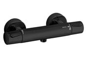 Blandebatterier og beslag - Damixa silhouette thermostat battery down / down black - 744006100