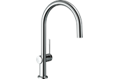Blandebatterier og beslag - Hansgrohe talis m54 single lever kitchen mixer 220 1jet chr - 72804000