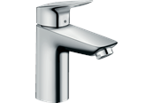 Blandebatterier og beslag - Hansgrohe logis single lever basin mixer 100 with push-open - 71107000