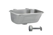 Kummer & vasker - Juvel Intra juvel vk60 stainless steel utility sink wall hung with - VK60KV