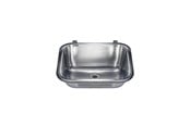 Kummer & vasker - Juvel Intra juvel vk44 stainless steel utility sink wall hung with - VK44KV