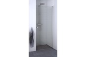 Dusjhjørner, dusjkabinetter og tilbehør - Dansani match hinged door 67-69 cm satini/clear - A71-01