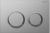 Installasjonssystemer - Geberit actuator plate omega20 for dual flush: bright chrome - 115085KH1