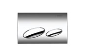 Installasjonssystemer - Geberit actuator plate kappa20 for dual flush: bright chrome - 115.228.21.1