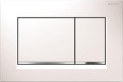 Installasjonssystemer - Geberit actuator plate sigma20 white/bright chrome/white - 115.883.KJ.1