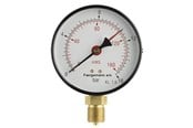 Måleinstrumenter - Erik Færgemann Pressure gauge 1/2xø80 0-10 bar/0-100 mvs downward connecto - 481103-084R