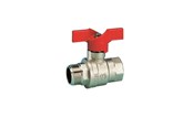 Beslag - Pettinaroli F x m "new compact" fullway ball valve red butterfly hand - 52CE/1-006
