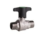 Beslag - Pettinaroli M x m heavyduty fullway ball valve extended plastic lever - 52TEU/2-004