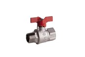 Beslag - Pettinaroli F x m heavyduty fullway ball valve red butterfly handle te - 52EUR/1-008