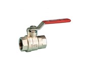 Beslag - Pettinaroli F x f "new compact" fullway ball valve red steel lever 1 - 51CE-004