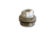 Radiatorer og ventiler - Pettinaroli Air screw with o-ring rotatable 1/2" chrome - DE-044