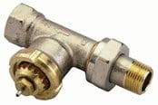 Radiatorer og ventiler - Danfoss FJVR valve body 3/8" return straight - 003L1010