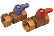 Gulvvarme - Roth Ball valve kit 1" straight - 17401973.858