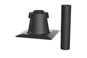 Kjeler og skorsteiner - Bosch chimney cover dn80 black - 7738112719