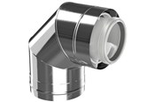 Kjeler og skorsteiner - Bosch elbow 87° dn80/125 stainless steel - 7738112700