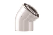 Kjeler og skorsteiner - Bosch elbow concentric 45° dn80/125 - 7738112593