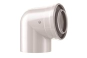 Kjeler og skorsteiner - Bosch elbow concentric 87° dn60/100 - 7738112616
