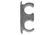 Radiatorer og ventiler - Gabotherm Pipe holder with screw/dowel - 334638000