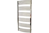 Håndkleradiatorer og tilbehør - Kriss round heated towel rail 1320 x 600 chrome - R13260C
