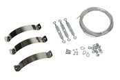 Kjeler og skorsteiner - Metalbestos wood guy ø250/150 with 10 m wire black - 317692251