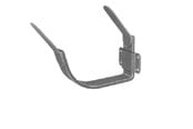 Tak & Fasade - J. Petersen Lock bracket ipa a-model 250mm half round - 4122210871