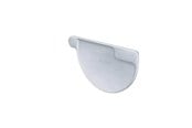 Tak & Fasade - Rheinzink stopend right half-round 280 - 1131098