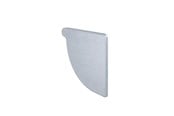 Tak & Fasade - Rheinzink stopend right quarter-round 400 - 1131085