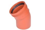 Avløpsprodukter - Wavin Wafix pp bend rd 110x30° - 1553341