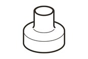 Dreneringsprodukter - Geberit Reducer pe-hd d90/50 concentric - 366.560.16.1