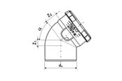 Dreneringsprodukter - ALIAXIS Bend 90 30° dblue - VKL-090-000-30D