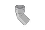 Dreneringsprodukter - Girpi 110mm x 15° bend - S24M110