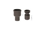 Dreneringsprodukter - Unidrain Outlet unit w/vertical outlet Ø75 mm incl. water trap corner drain - 2412.0075