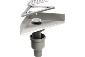 Dreneringsprodukter - Unidrain Complete drain system corner vertical Ø75 mm - 4012.0200