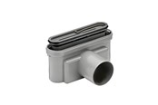 Dreneringsprodukter - Unidrain Outlet unit w/horizontal outlet Ø75 mm incl. water trap - 1421.0075