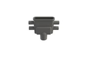 Dreneringsprodukter - Unidrain Outlet unit w/vertical outlet Ø75 mm incl. water trap and fire horizontal side inlets Ø40 mm - 1414.0075