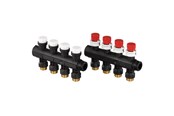 Gulvvarme - Uponor vario plus manifold w. valve ls 4x 3/4 euro - 1030581