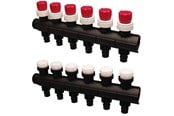 Gulvvarme - Uponor vario plus manifold q&e w. valve ls 6x q&e 20x2.0 - 1032705