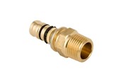 Alu pex-systemer - Geberit mepla adapter with male thread: d=40mm r=1 - 605.537.00.5