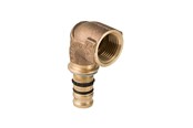 Alu pex-systemer - Geberit mepla bend adapter 90° with female thread: d=63mm r - 607.256.00.5