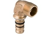 Alu pex-systemer - Geberit mepla bend adapter 90° with male thread: d=16mm r=1 - 601.252.00.5