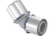 Alu pex-systemer - Uponor s-press composite elbow 45° 63 x 63 mm - 1032879