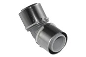 Alu pex-systemer - Uponor press composite elbow 45° ppsu 50-50 - 1046389